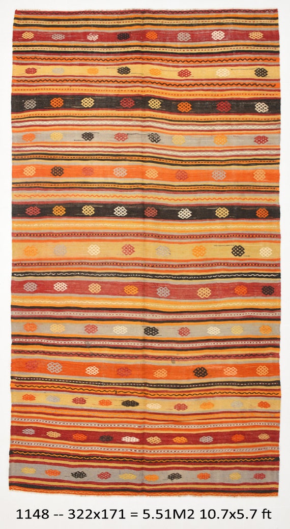 5x10 Rugs, 5x10 TURKISH KİLİM RUG, 5x10, Kilim Rug, Hanmade Wool Rug, Vintage Rug, Bohemian Kilim Rug, Kilim Rug 5x10, Oriental Rug, Turkey