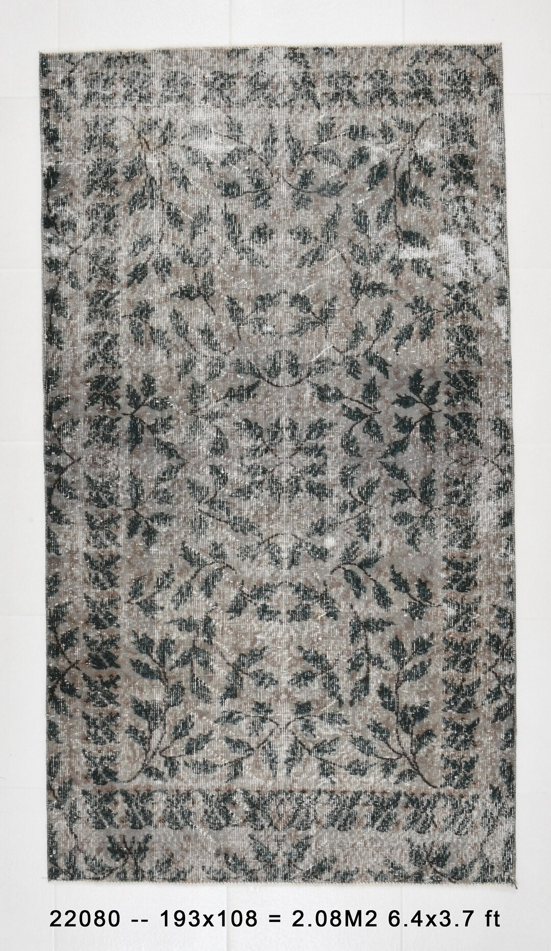 3x6 Area Rug 3x6 WOOL TURKISH VINTAGE Rug 3x6 Vintage Rug Handmade ...