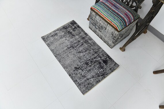 2x3 Muted Turkish Vintage Door Mat, 2x3 Vintage Door Mat, Turkey Vintage, 2x3 Area Rug, Traditional Mini Rug, Turkish Rug, Farmhouse Rug 2x3