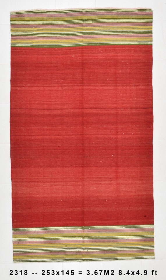 4x8 Area Rug, 4x8 Scarlet Kilim, 4x8 KILIM TURKISH VINTAGE Rug, 4x8, Camouflage Contemporary Style, Wool Handwoven Kilim, 62s Antique Rugs