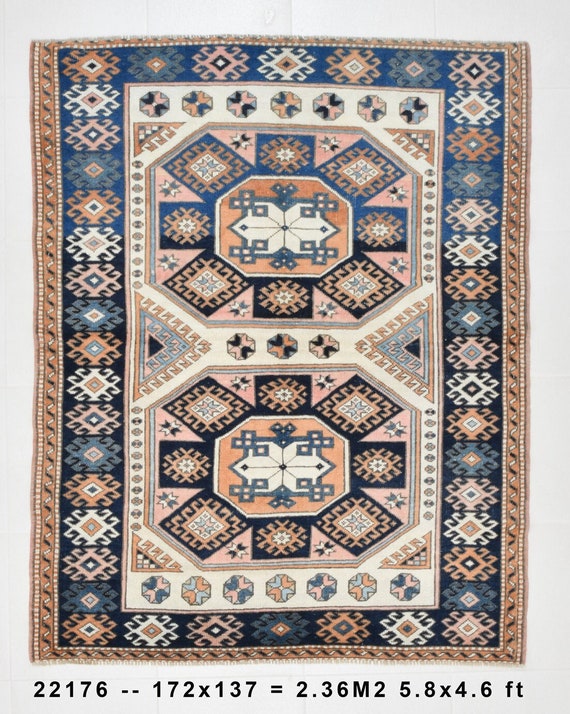 4x6 Rugs, 4x6 Persian Rug, 4x6 TURKISH VINTAGE PERSIAN Rug, Persian Rug 4x6, Wool Handmade Persian, 4x6 Area Rug, 4x6 Vintage Rug, Antique