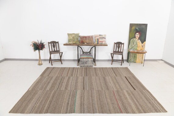 8x10 Area Rug, 8x10 Oversized Persian, 8x10 OVERSİZE VINTAGE PERSIAN Rug, 8x10 Rug, Large Wool Area Rug, Wool Handmade Kilim,Rug For Bedroom