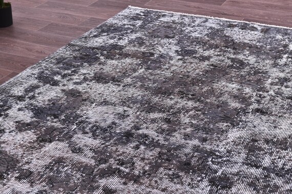 5x9 Vintage Faded Oriental Rug, 5x9 Persian Style Distressed Rug, Bohemian Home Decor, 5x9 Traditional Design, Farmhouse Style Rug, 5x9 Rug