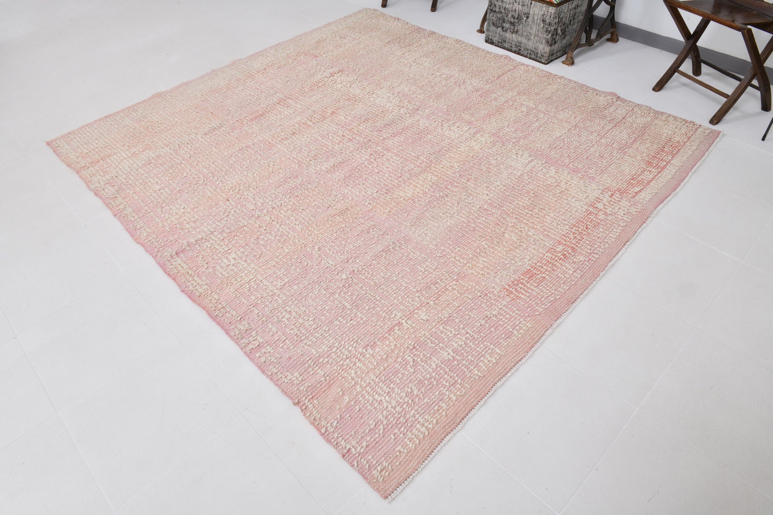 8x8 Area Rug 8x8 Oversize Rug 8x8 OVERSIZE SQUARE VINTAGE Rug Etsy