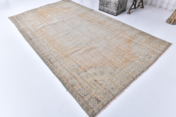 5x9 TURKİSH VİNTAGE AREA Rug, 5x9, Vintage Faded Rug, Handmade Wool Kilim Rug, 5x9 Area Rug, Bohemian & Eclectic, 5x9 Vintage Rug, 5x9 Rug