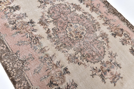 6x10 Rug, 6x10 Turkish Rug, 6x10 ORIENTAL TURKISH VINTAGE Rug, 6x10, Handmade Wool Rug, 6x10 Area Rug, 6x10 Vintage Rug, Living Room Rug 57s