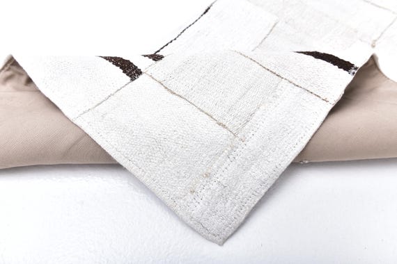 2x9 Runner Rug, 2x9 Turkish Runner, 2x9 Turkish Hemp Runner Rug, Natural Handmade Hemp, 2x9 Rugs, White & Beige Carpet, 2x9 Hemp Runner, 60s