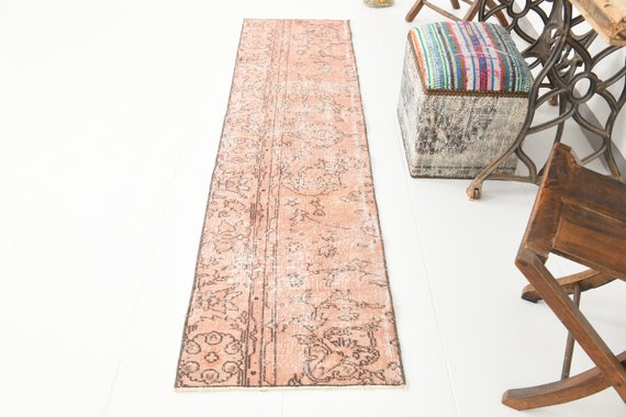 2x7 Runner Rug, Kilim Runner 2x7, 2x7 TURKISH VINTAGE KILIM Rug, Classic Striped Kilim Runner, Bold Color Kilim Rug, 2' x 7' Runner Rug, 60s