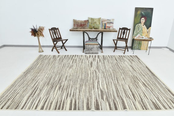 8x10 Rugs, 8x10 Oversized Rug, 8x10 Oversized Vintage Kilim Rug, Oversized Kilim Rug 8x10, Large Area Rug, Wool Handmade Kilims, Rugs 8x10,