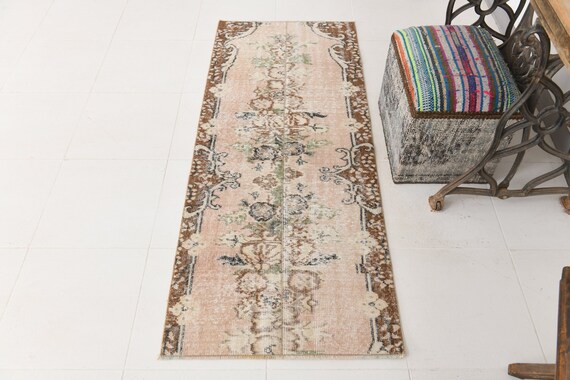 2x5 Runner Rug, 2x5 Kilim Runner, 2x5 VINTAGE KILIM RUNNER Rug, 2x5, Kilim Runner Rug, Oushak Handmade Rug, Kilim Runner 2x5, Rug For Entry