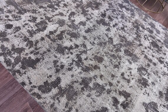 8x11 Vintage Rustic Gray Rug, Industrial Home Design 8x11 Handmade Wool Rug, 8x11 Area Rug, Farmhouse Decor, 8x11 Area Rug, Ombre Rug