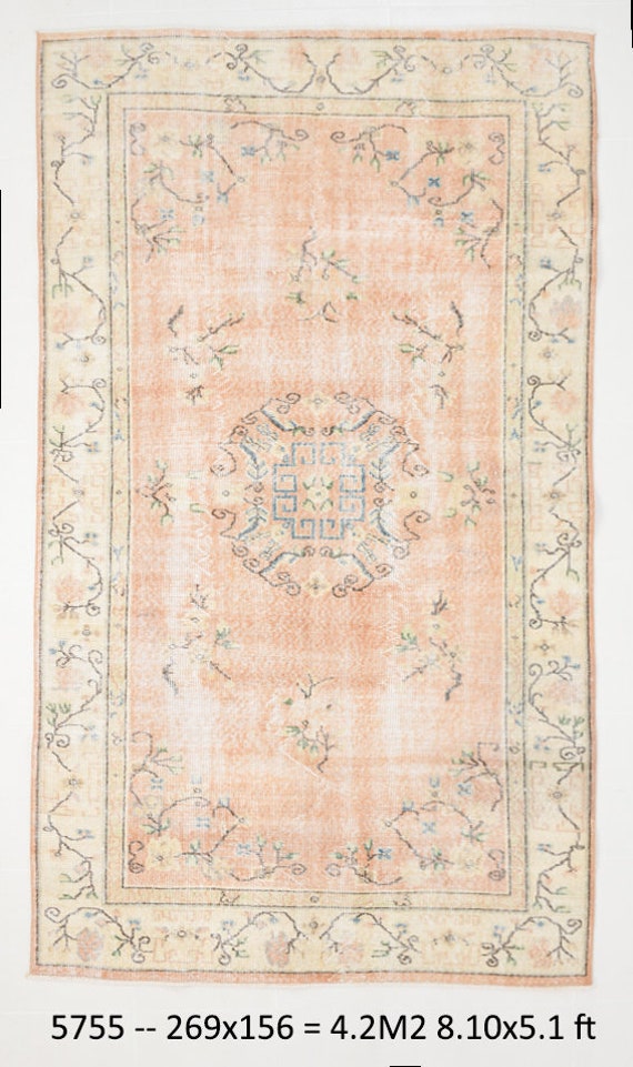 5x9 rug,vintage rug,5x9 turkish rug,5x9 rug,handmade wool rug,5x9 area rug,faded rug,boho vintage rug,5x9 vintage rug,5x9 carpets,rugs 5x9
