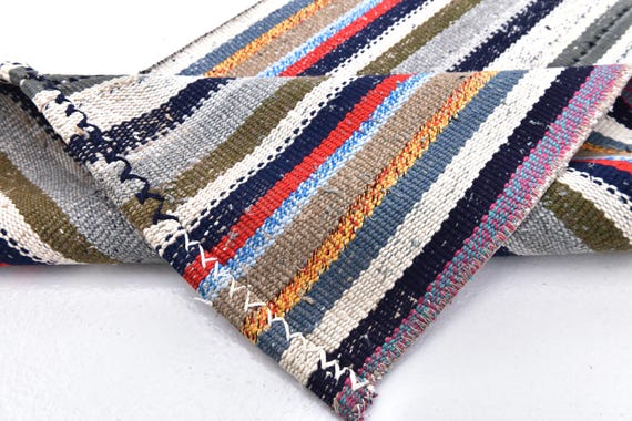 2x8 Multi-Color Runner Rug, 2x8 Flatweave Vintage Kilim Rug, 2x8 Kilim Rug, Modern Handmade Turkish, 2x8 Kilim Rug, 2x8 Vintage Antique Rug
