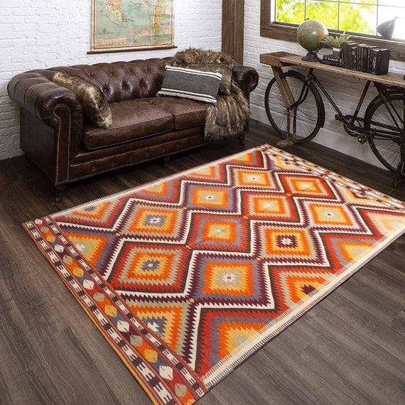 4x9 Rugs, 4x9 OUSHAK KILIM RUG, Turkish Kilim Rug, 4x9 Area Rug, Handmade Oushak Rug, 4x9, Turkey Rug, Bohemian Kilim, Wool Area Rug, 4x9