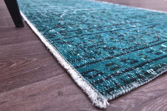 2x6 Vintage Faded Runner Rug, 2x6 Handmade Geometric Runner, Red Black Color, 2x6 Elegant Runner, 2x6 Hallway Rug, 2x6 Kithcen Runner Rug,