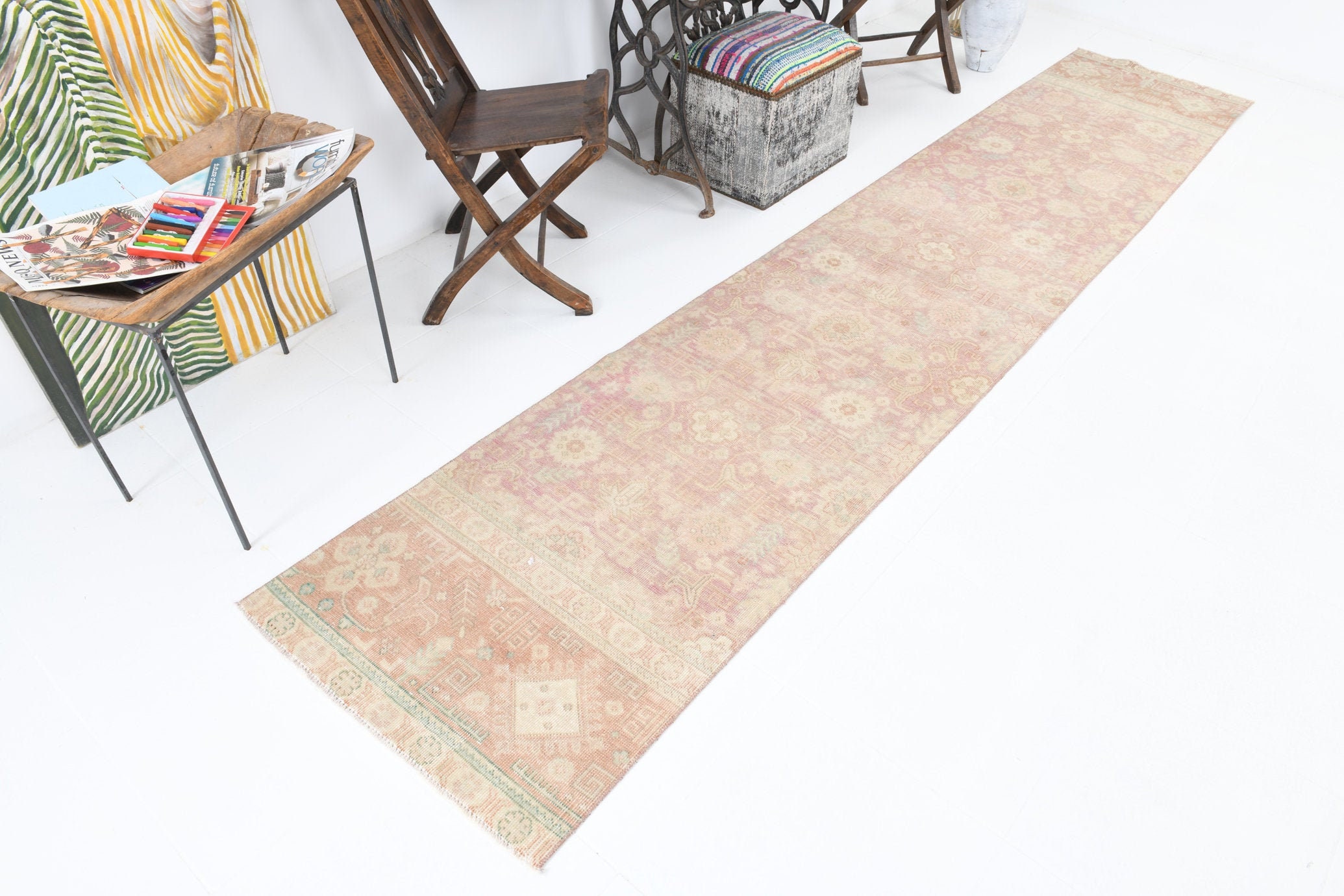 2x12 Boho Pink Vintage