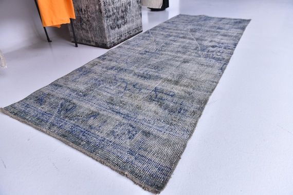 2x6 Vintage Faded Runner Rug, 2x6 Handmade Geometric Runner, Red Black Color, 2x6 Elegant Runner, 2x6 Hallway Rug, 2x6 Kithcen Runner Rug,