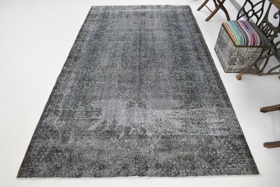 Antique Rug, 6x10 Turkish Rug, Anatolian Rug, Oushak Rug, Abstract Rug, Handmade Rug, Bohemian Rug, Area Wool Rug, Vintage Rug,Wool Rug,