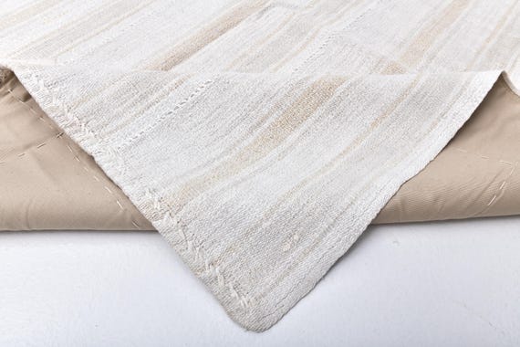 4x6 Patched Singular Milky Coffe Vintage Hemp Rug, Natural Handmade Hemp, 4x6 Area Rug, 4x6 Vintage Rug, Bohemian Decor, Rug for Living Room