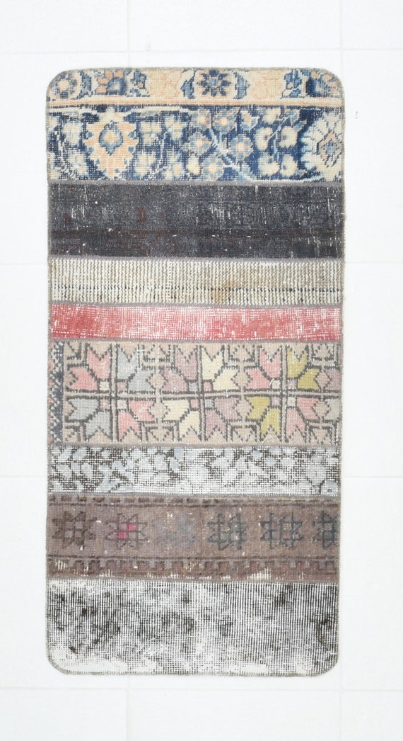 2x4 Turkey Door Mat Rug, Door Mat Rug, 2x4, Handmade Boho Rug, Oushak Rug, Brown Door Mat Rug, 2x4 Small Size Rug, Turkish Rug, Bath Mat Rug