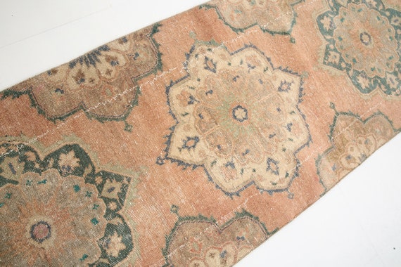 3x12 Long Vintage Runner Rug, 3x12 Persian Runner, Handmade Long Rug, 3x12 Vintage Runner, Kitchen Rug, 3x12 Rug, Antique Rugged Rug