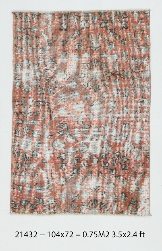 2x3 Small Size Oushak Rug, 2x3 Small Oushak Rug, 2x3 Oushak Rug, Handmade Wool Rug, 2x3 Door Mat Rug, Oriental Rug, Bath Mat Rug, 2x3 Carpet