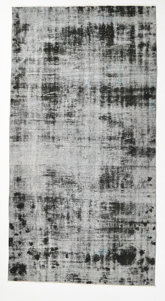 5x9 Area Rug, 5x9 Camouflage Vintage, 5x9 DISTRESSED TURKISH VINTAGE Rug, 5x9, Oushak Handmade Rug, 5x9 Rugs, Shades Of Dark Tones, 55s Rugs