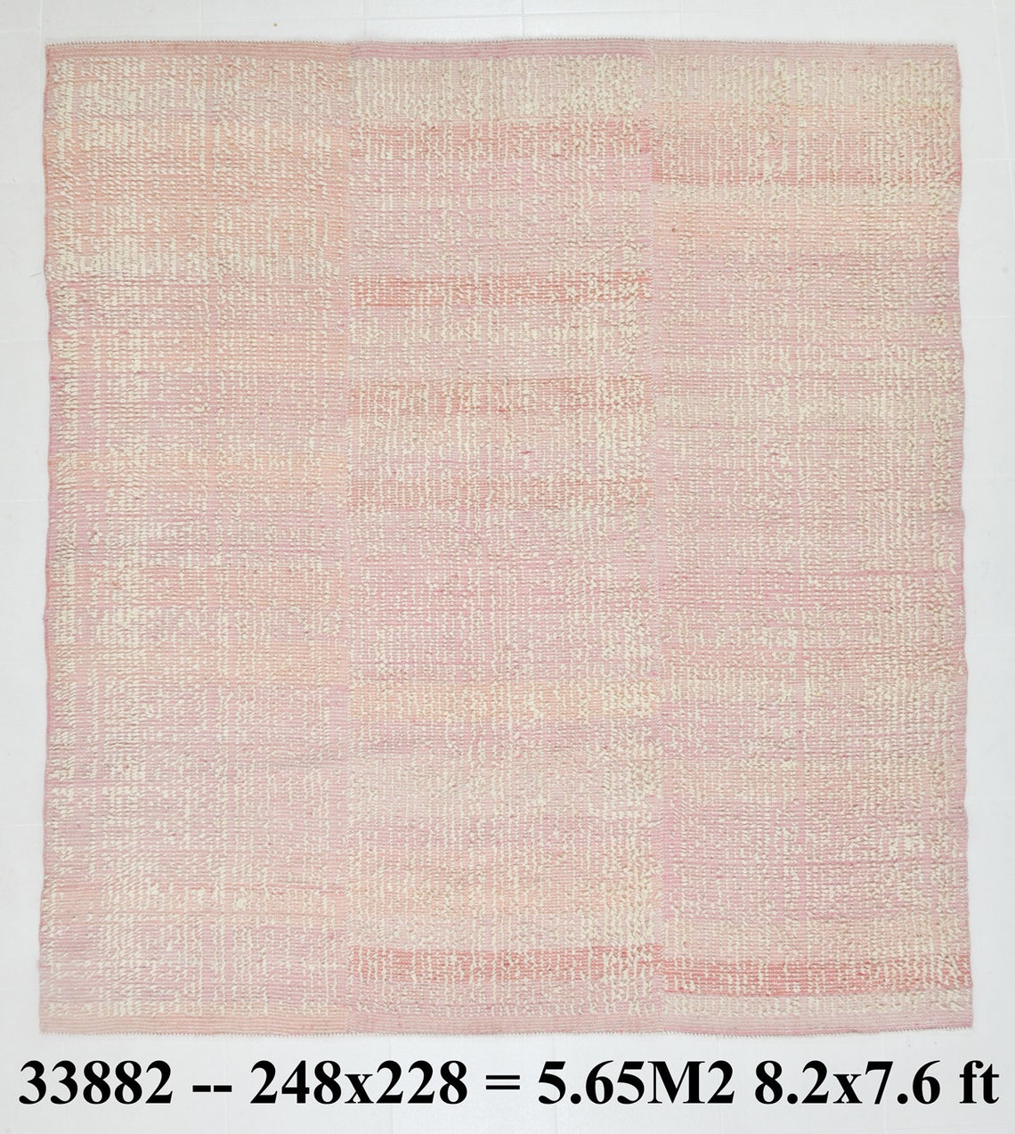 8x8 Area Rug 8x8 Oversize Rug 8x8 OVERSIZE SQUARE VINTAGE Rug Etsy