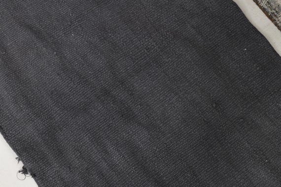 2x7 black hemp jut Runner Rug, 2x7 Vintage hemp Runner rugs, 2x7 Hemp Vintage Runner Rug, 2x7 Rugs Dark Gray hemp jut Runner rugs,