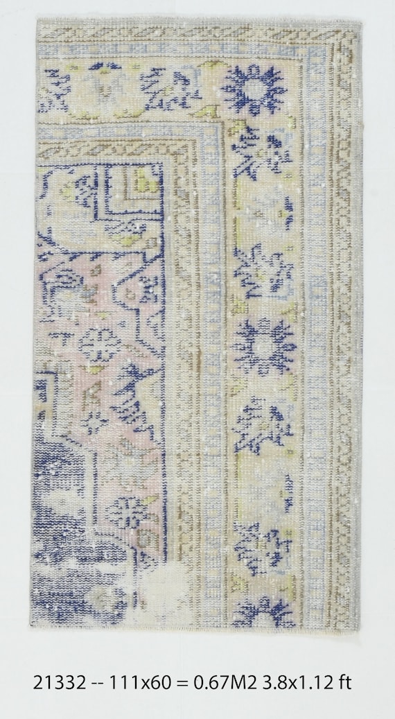 2x3 Small Turkish Rug, Small Size Rug, 2x3 Turkish Rug, Handmade Vintage Rug, Door Mat Rug, Turkey Rug, Turkish Vintage Rug, Bohemian Decor