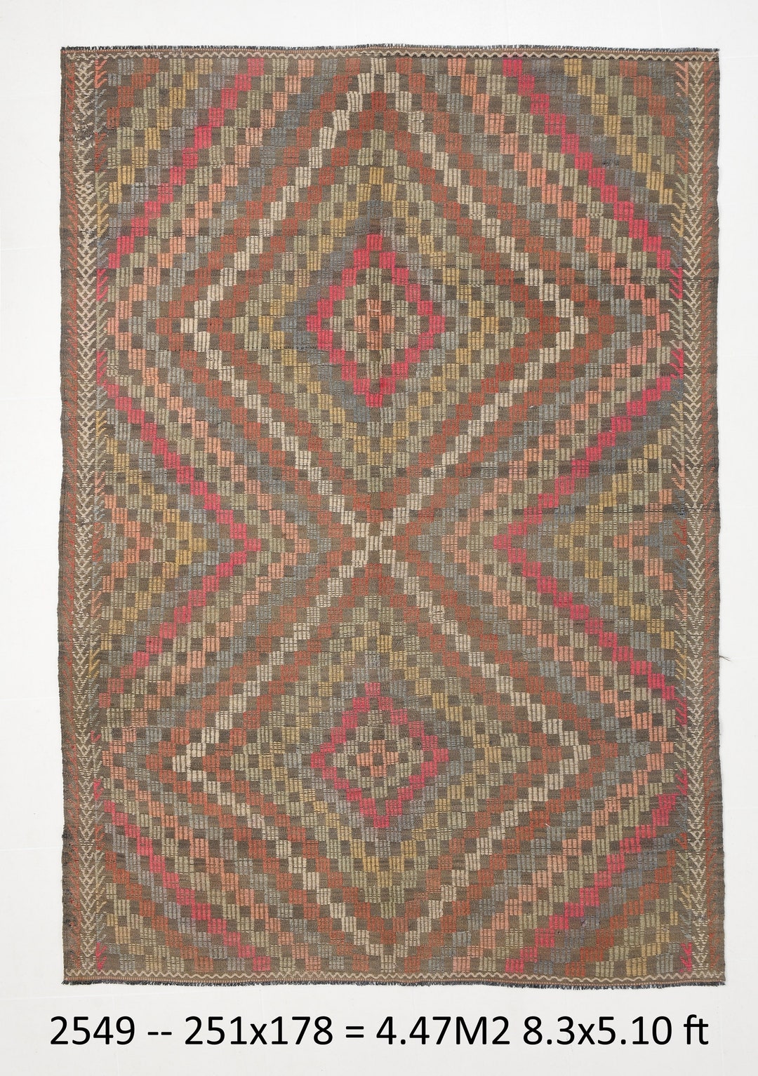 6x8 Area Rug, 6x8 REGENCY BOHEMIAN KILIM Rug, 6x8 Vintage Kilim Rug ...