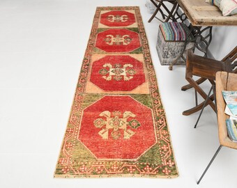 3x12 Wool Turkey Turkish Runner, 3x12 Runner Rug, 3x12 Rug, Turkish Runner, Oriental Rug, Farmhouse Rug, 3x12 Oushak Runner, Turkey Rug,