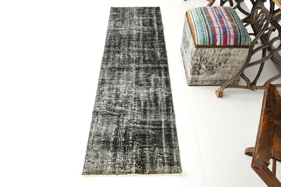 2x6 Runner Rug, 2x6 VINTAGE TURKISH RUNNER Rug, 2x6, Turkish Runner, Wool Handmade Vintage Oushak, Vintage Runner 2x6, Rug For Short Kitchen