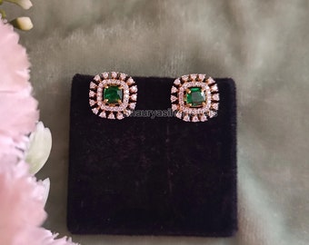 Orecchini pendenti in argento sterling 925 con zirconi cubici