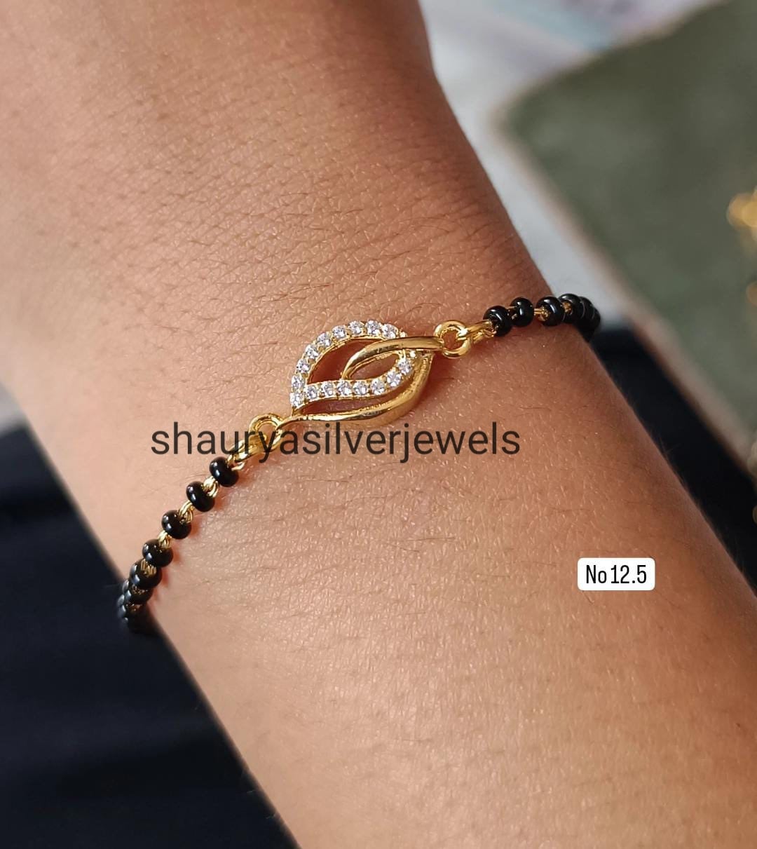 Gold Bracelet Designs Gold Hand Mangalsutra New Design Buy Gold