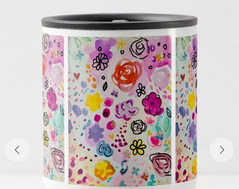 Taza de viaje Summer Flowers