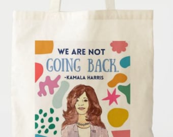 Bolsa de mano con cita de Kamala Harris