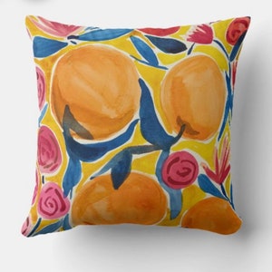 Oranges and flowers