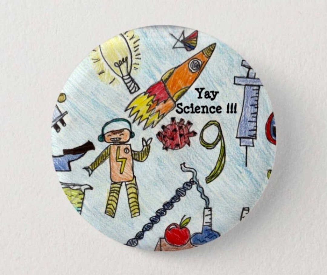 Celebrating Science Button:yay Science - Etsy