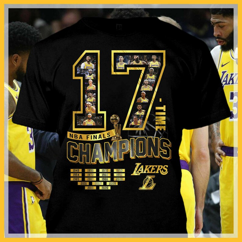 2020 Lakers NBA Championship LA 17 Times Finals Lebron ...