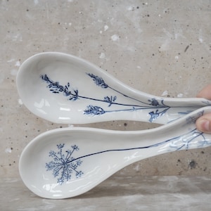 Poggiamestolo In Ceramica Verde – Portacucchiai Resistente Al Calore, 22 Cm