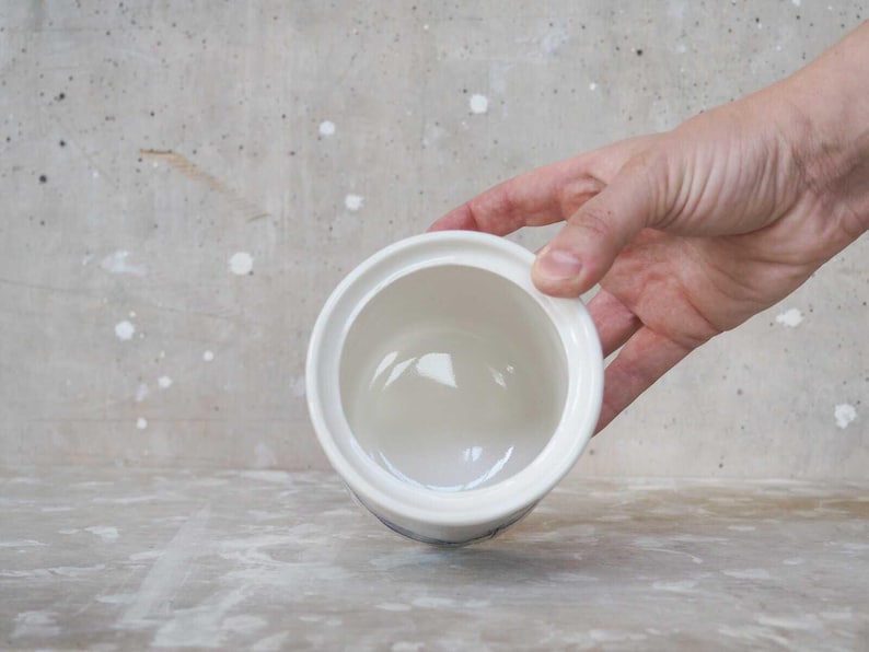 barattolo in ceramica interno