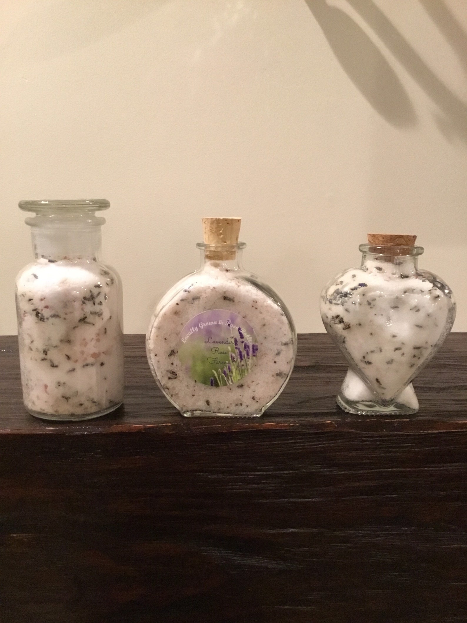 Luxury Bath Saltsvarying Glass Containers Etsy UK