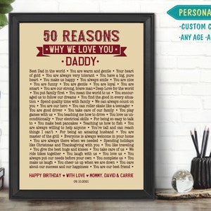 20, 30, 40, 50, 60, 70, 80, 90 Reasons We Love You, Birthday Gift