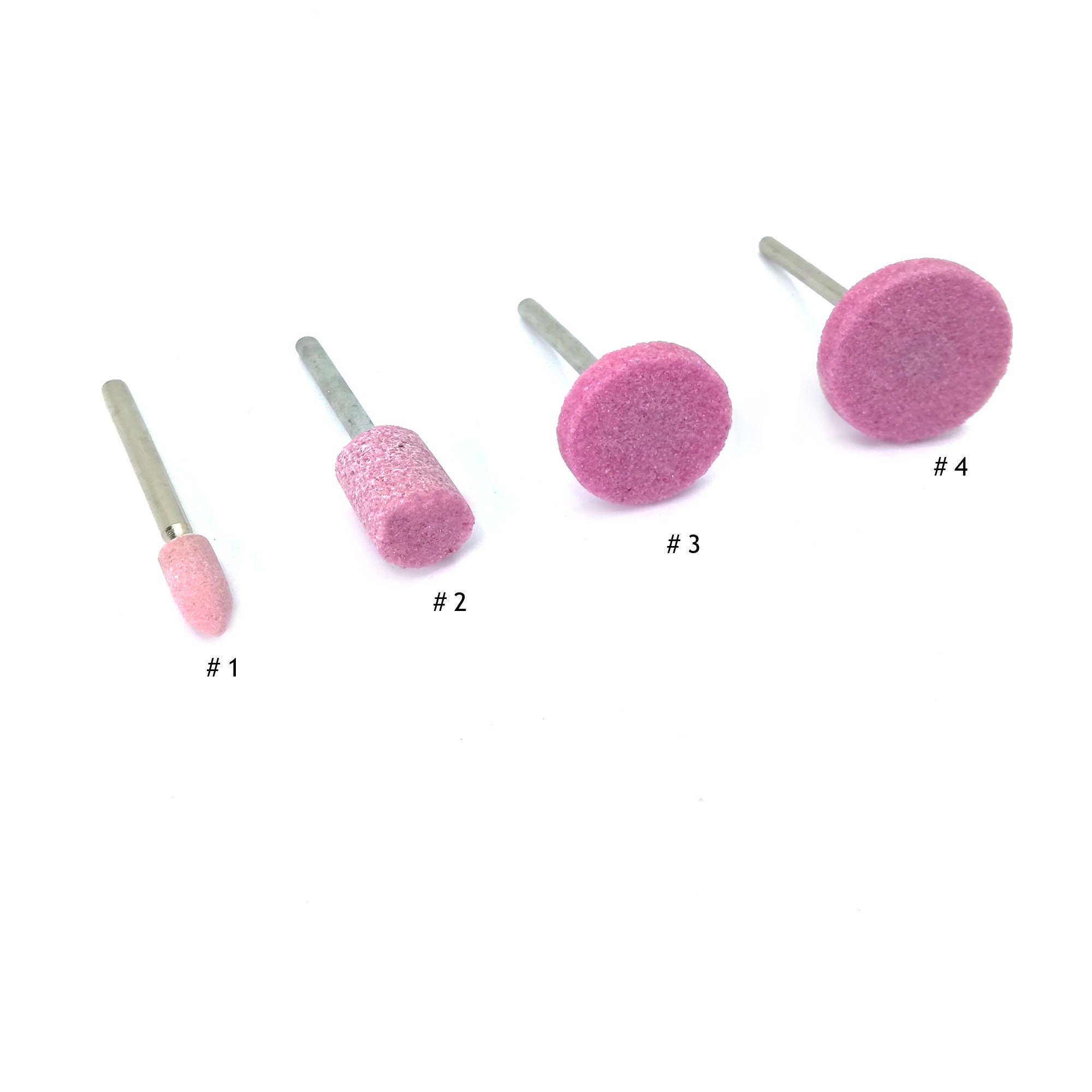 Têtes Abrasives Dures de Meulage en Pierre, Lot 10