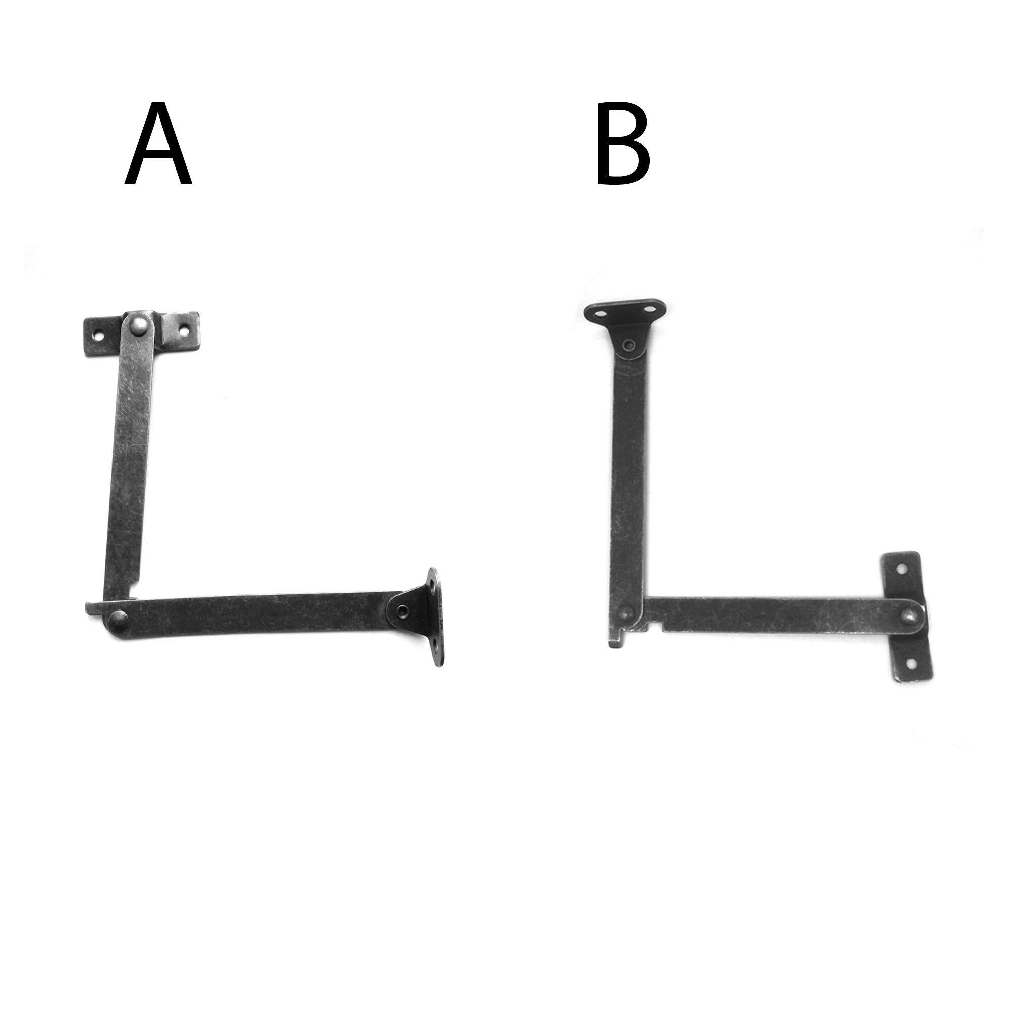 Lot de 6 Charnières Compas Style Ancien, Idéal Rénovation Meubles