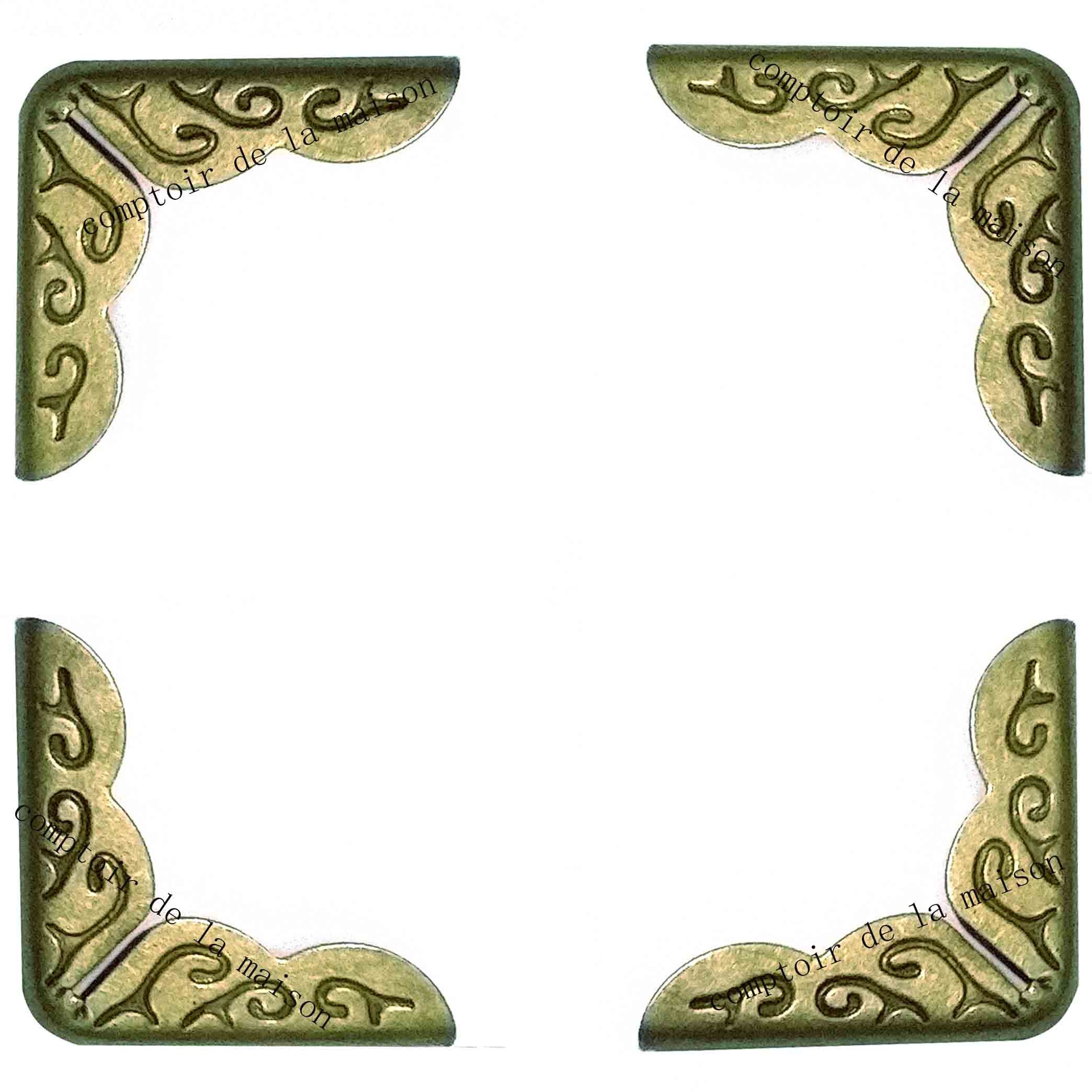 Lot de 16 Coins Scrapbooking