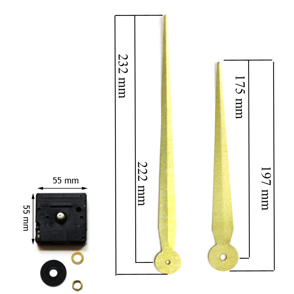 Aiguilles Mécanisme Horloge de Gare Mouvement Quartz Pendule Murale