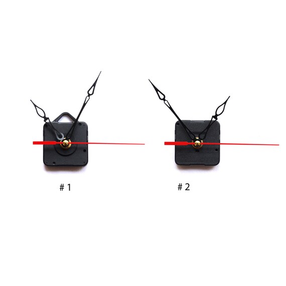 Clock Needle Rotation Needles Mechanism Station Clock Movement Quartz Black Mural Pendule ...