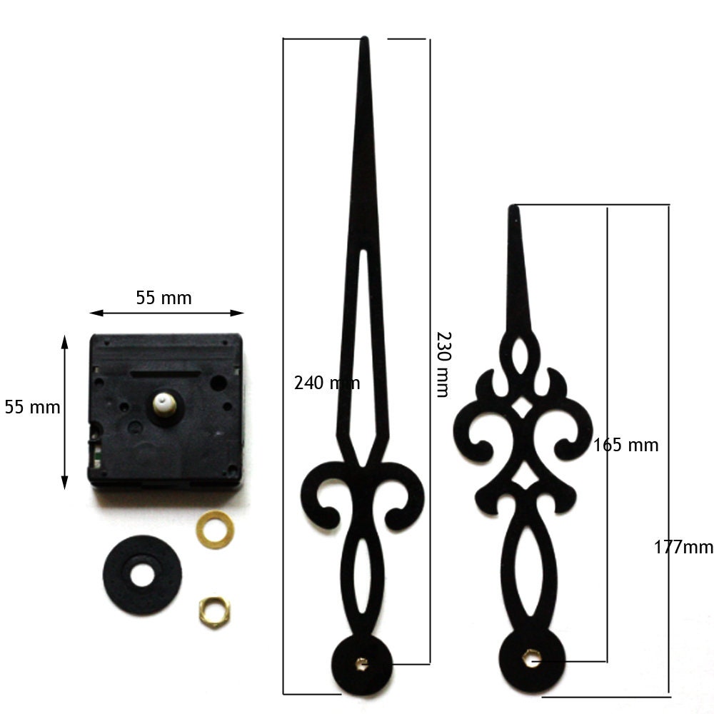 Aiguilles Mécanisme Horloge de Gare Mouvement Quartz Pendule Murale